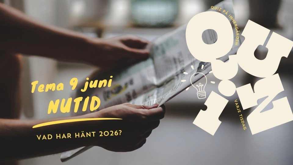 QUIZ på Innergården - 9 juni - Nutidsquiz