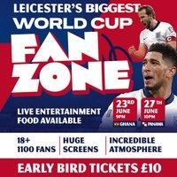 Leicester's Biggest World Cup Fanzone: England Vs Ghana