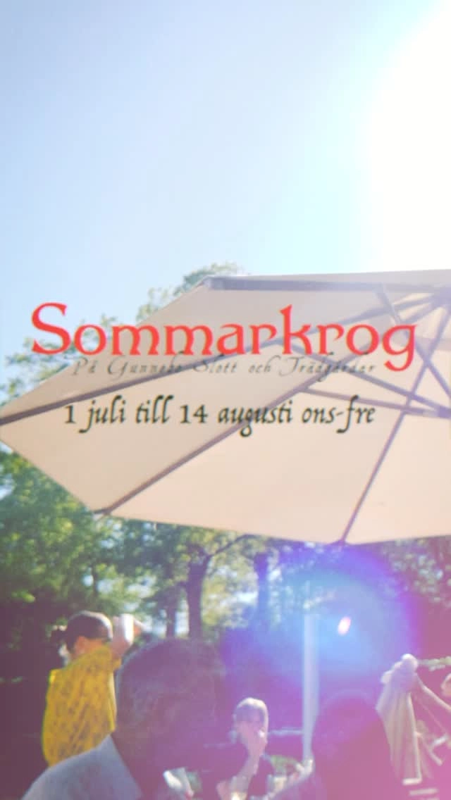 Sommarkrog på Gunnebo Slott och Trädgårdar