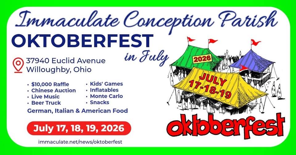 Immaculate Conception Oktoberfest in July