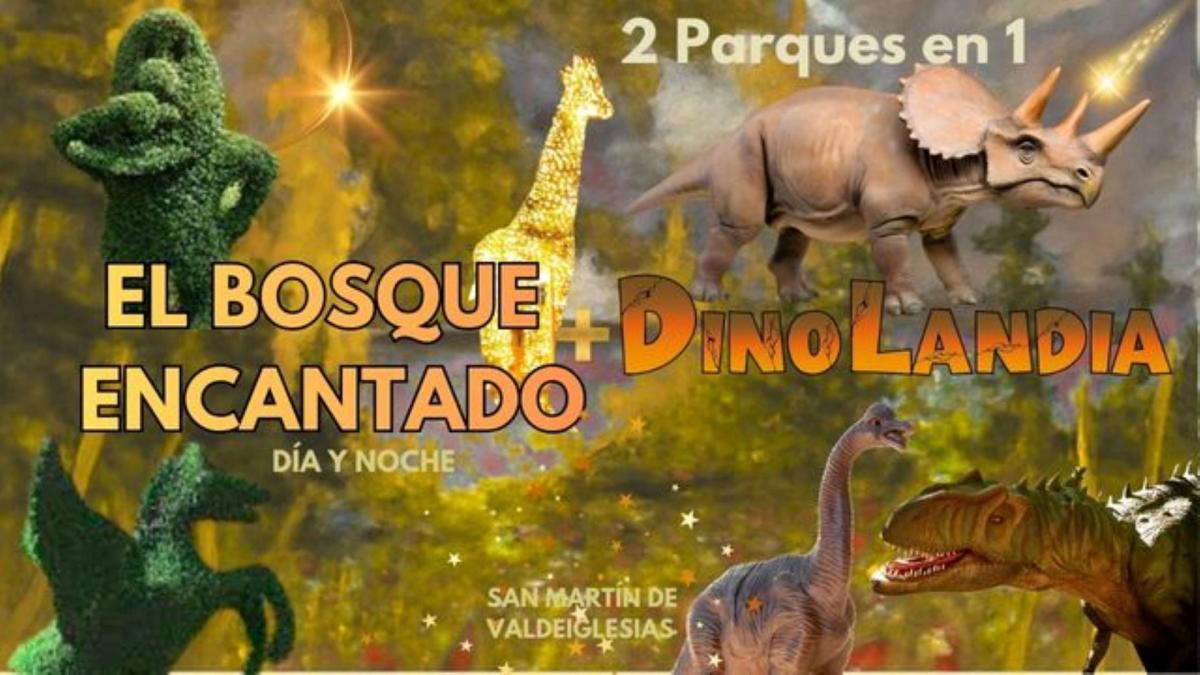 DINOLANDIA Y EL BOSQUE ENCANTADO: 2 PARQUES EN UNO