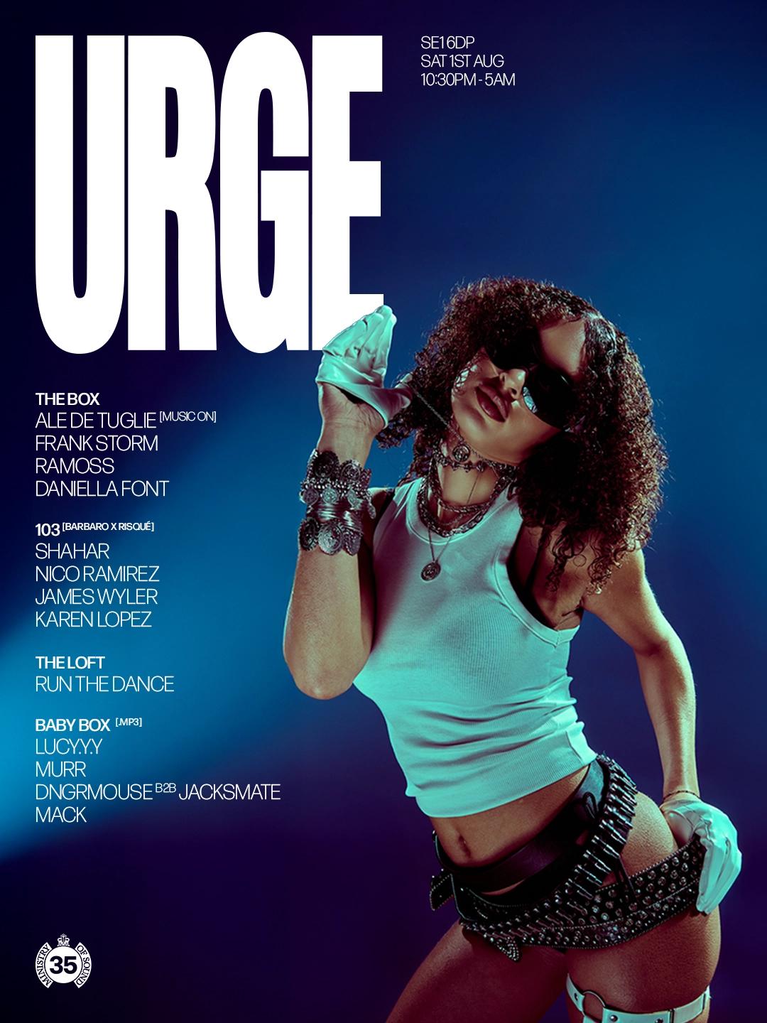 URGE 007: Ale De Tuglie b2b Frank Storm, Ramoss + more