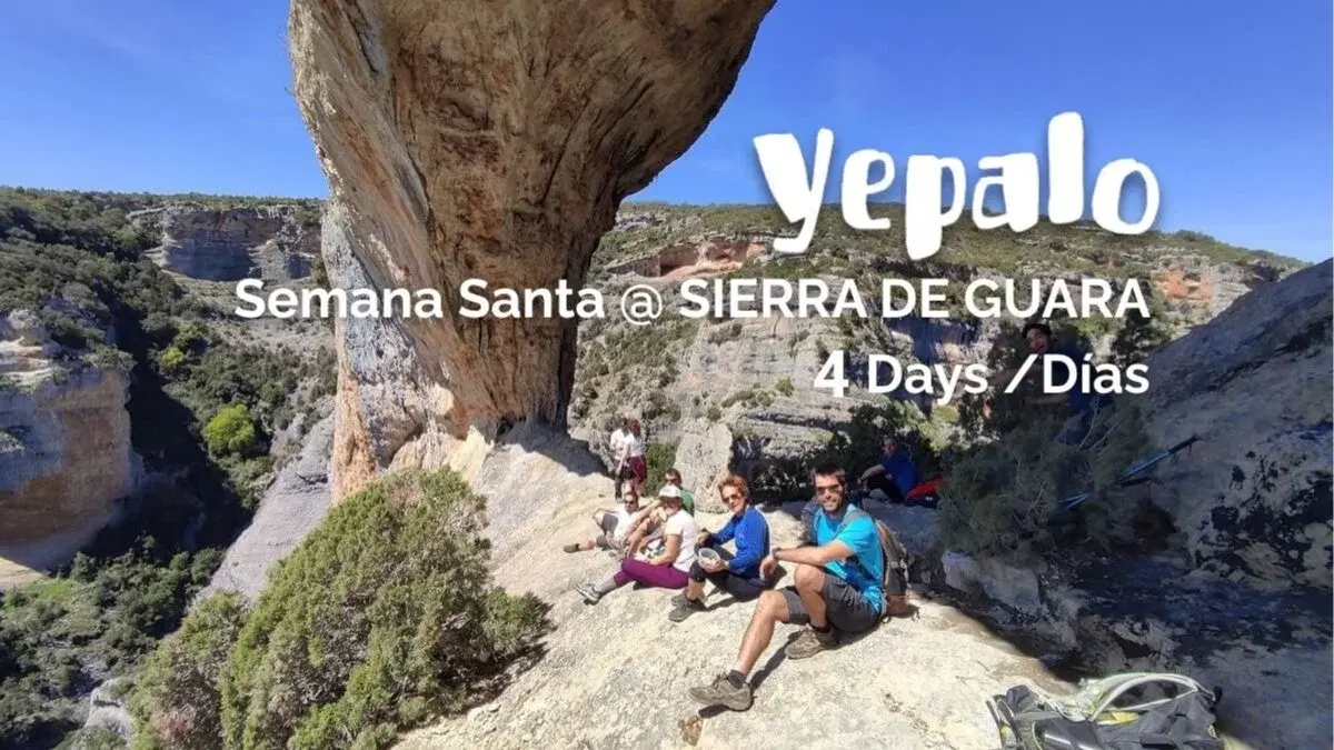 🧗🏻♀️💦🥾SEMANA SANTA en el paraíso SIERRA DE GUARA - 4Días/3N-Hiking