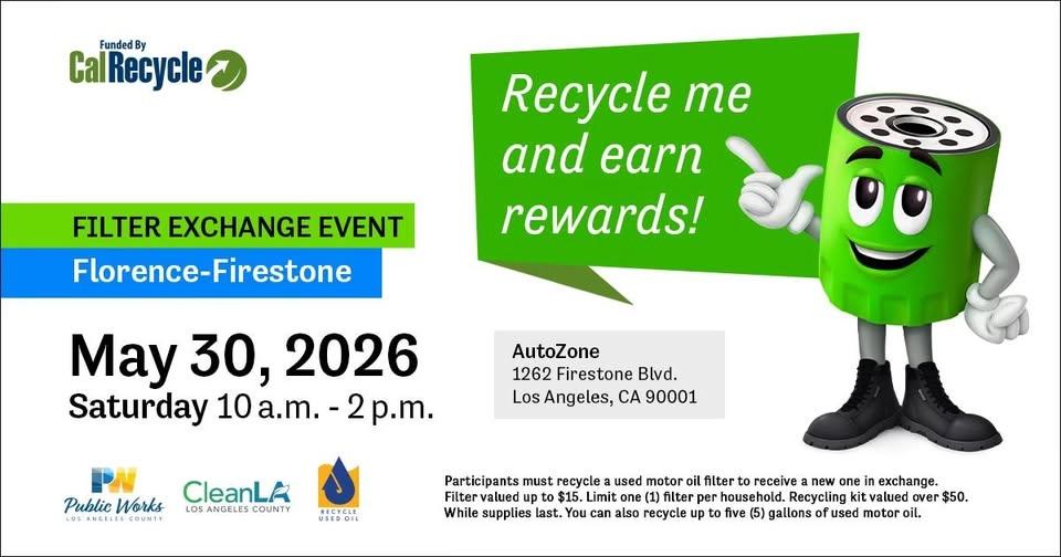 Florence-Firestone Filter Exchange Event
