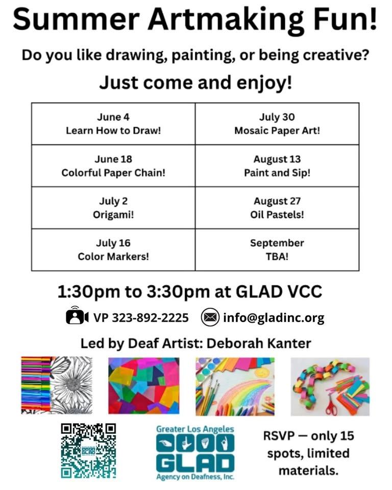 Artmaking Summer Classes- "Paint & Sip!"