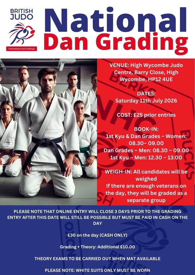 2026 NATIONAL DAN GRADINGS