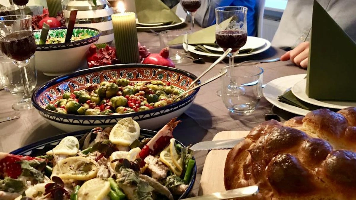 Shabbatmiddag / Shabbat dinner