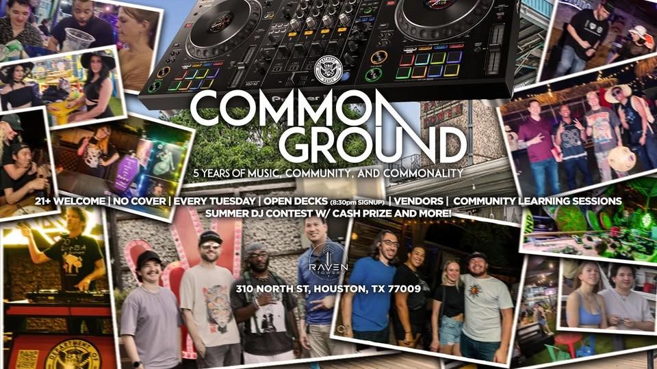Common Ground 2026 | EVERY TUESDAY | FINAL MONTH TO ENTER DJ CONTEST!!!