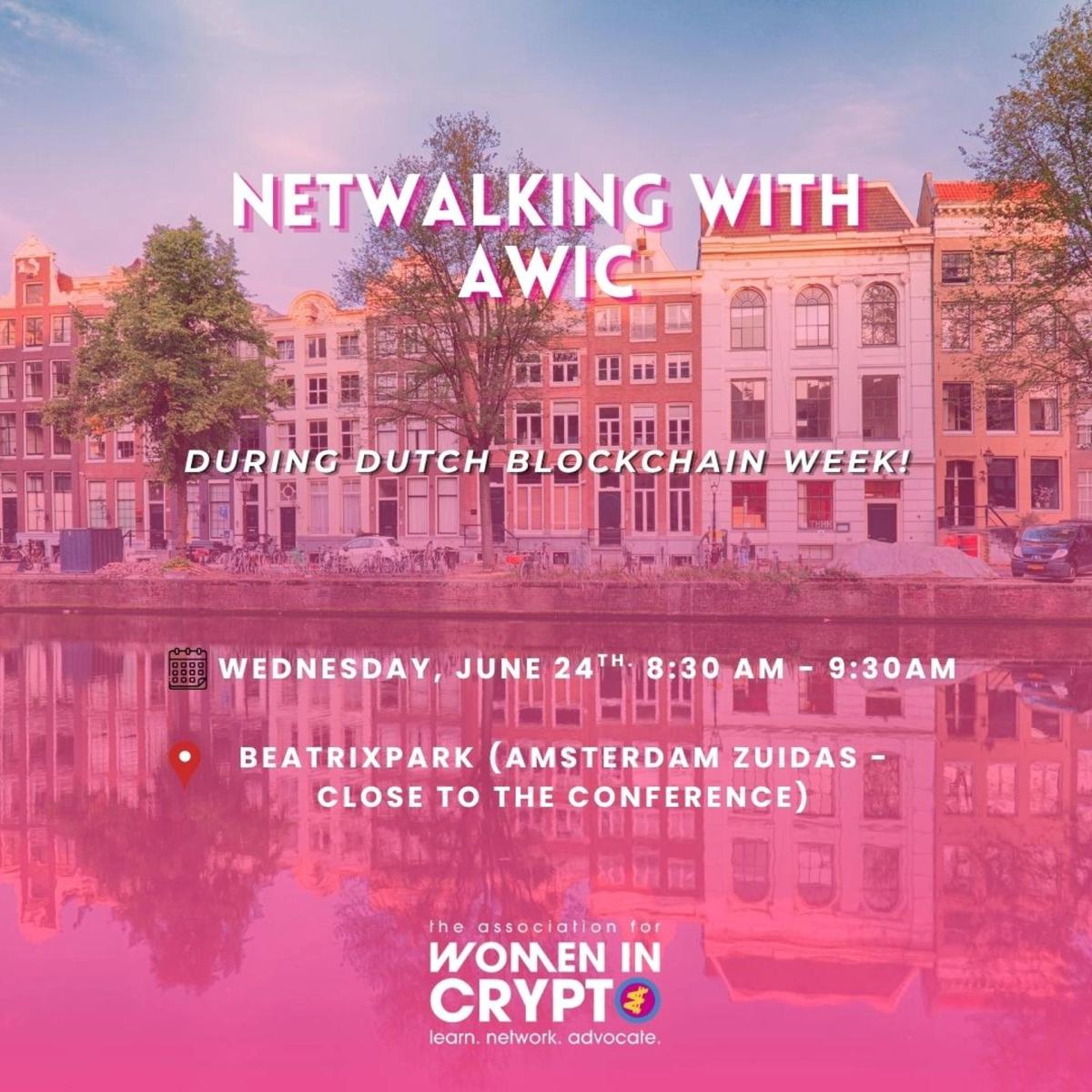 AWIC Netwalking at Dutch Blockchain Week