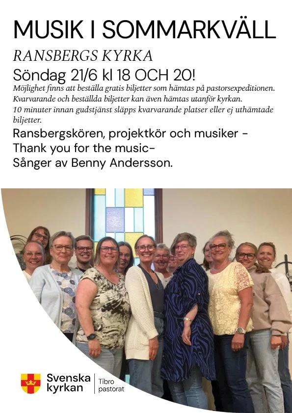 MUSIK I SOMMARKVÄLL 21/6 OBS! FULLSATT BÅDA TIDERNA