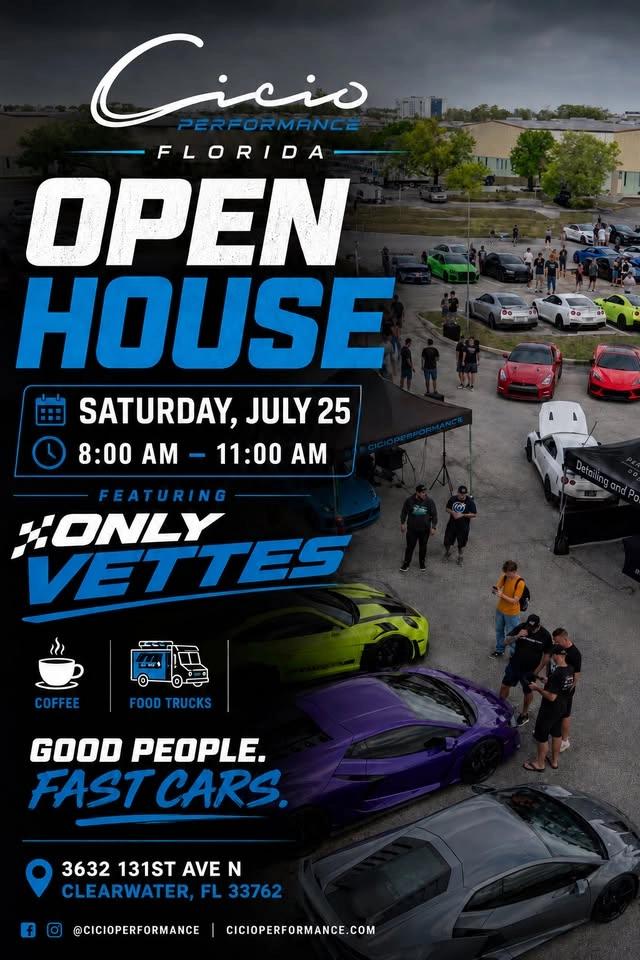 Cicio Performance Florida Cars & Coffee / Open House