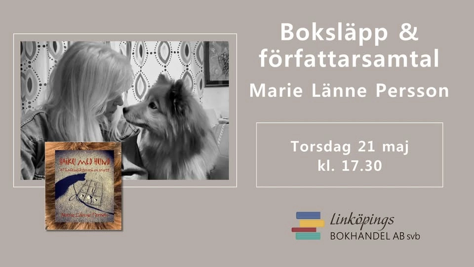 Boksläpp och författarsamtal med Marie Länne Persson
