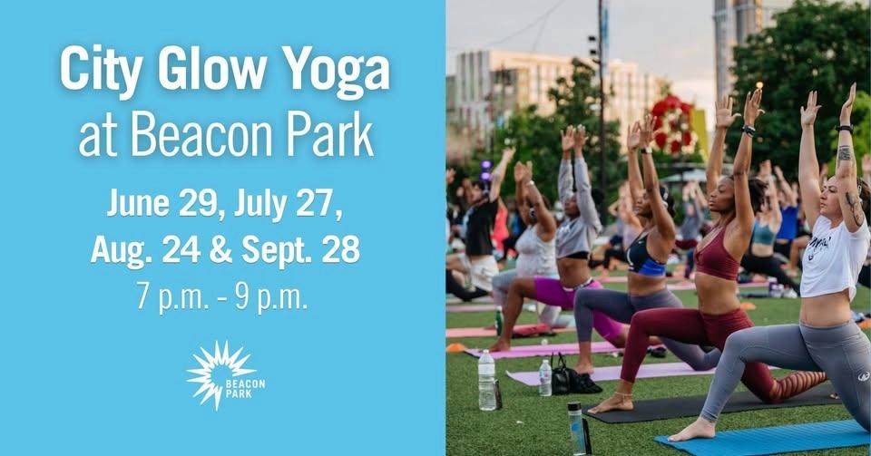 City Glow Yoga at Beacon Park