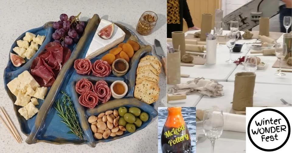 Clay and Wine Make your own Charcuterie Platter