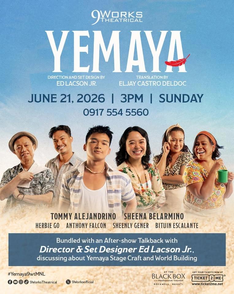 YEMAYA June 21 3 PM with Talkback w/ Director Ed Lacson Jr.