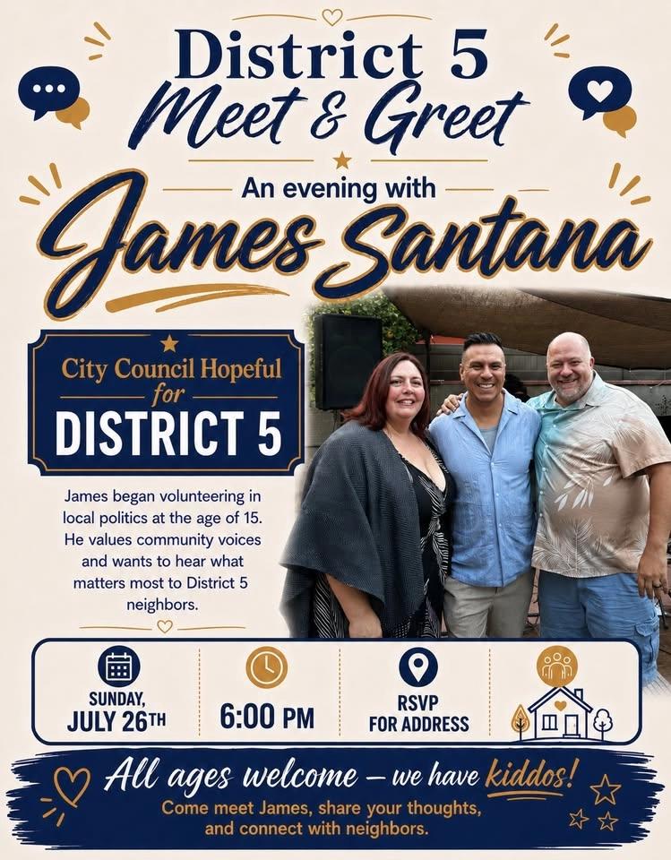 Meet & Greet with James Santana for District 5