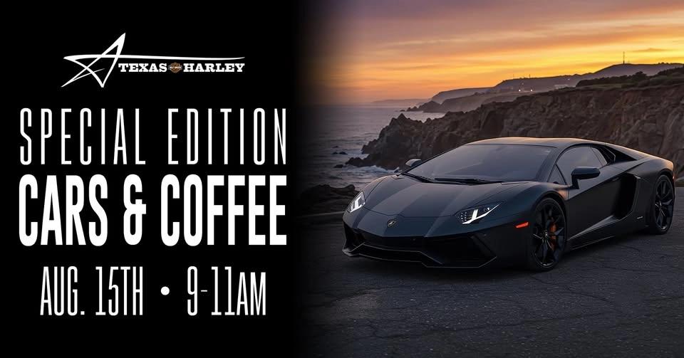 Cars & Coffee at Texas Harley-Davidson
