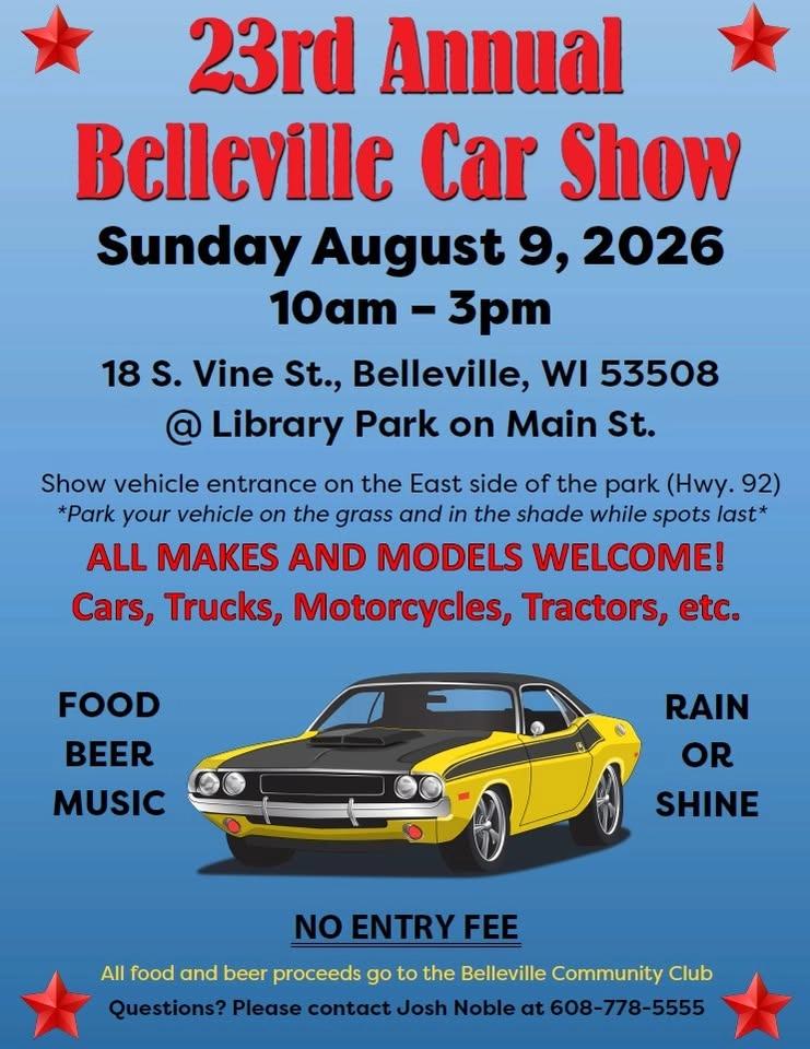 23rd Annual Belleville Car Show