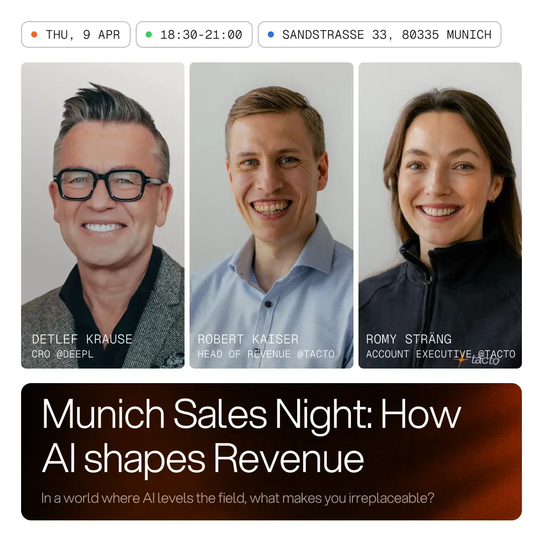 Munich Sales Night: How AI shapes Revenue