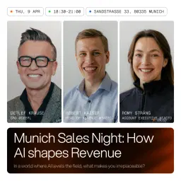 Munich Sales Night: How AI shapes Revenue