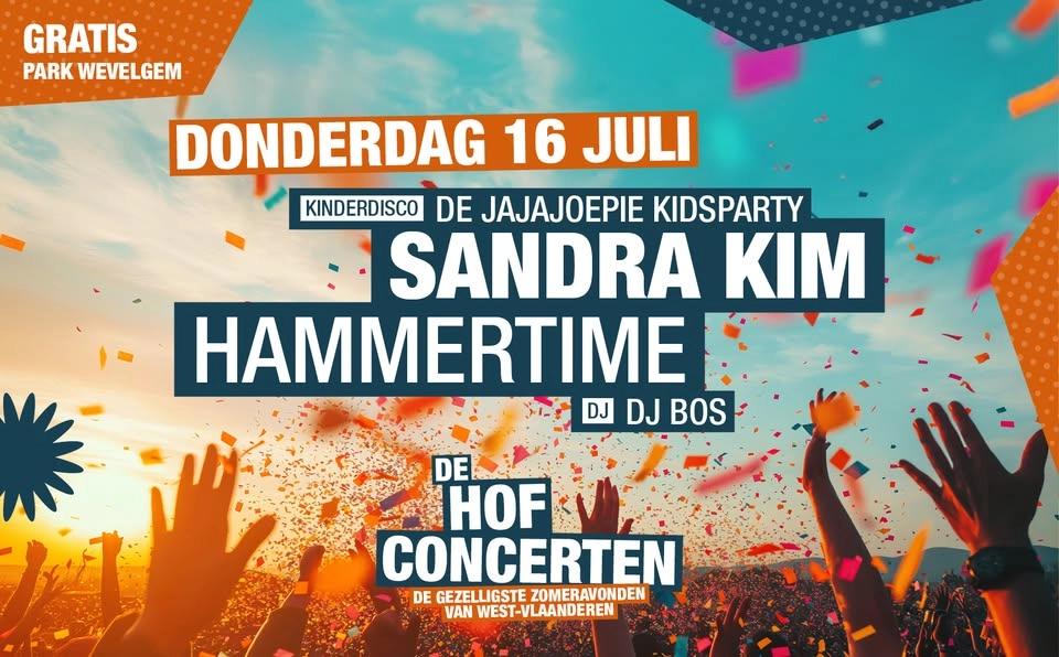 De Hofconcerten - 16 juli – Sandra Kim + Hammertime + Kinderdisco