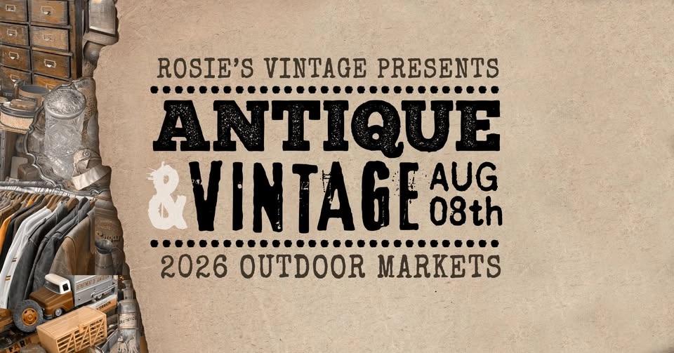 Rosie's Vintage Antique Outdoor Vendor Market