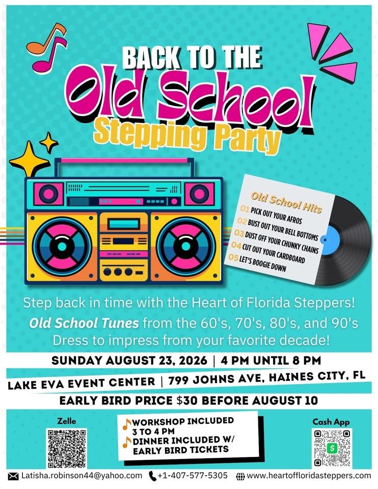 Back to Old School Stepping Party
