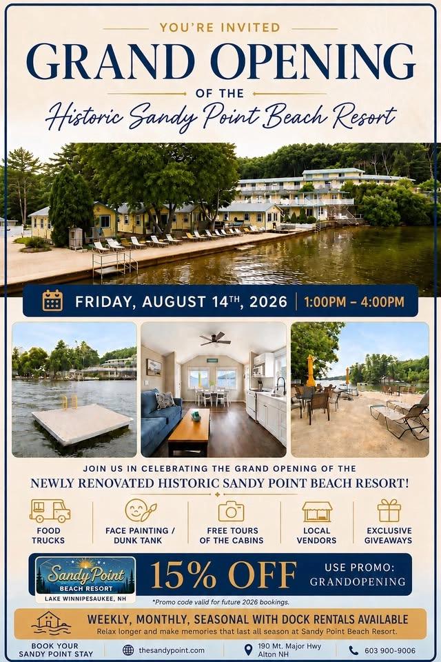 Sandy Point Grand Re-Opening Celebration!