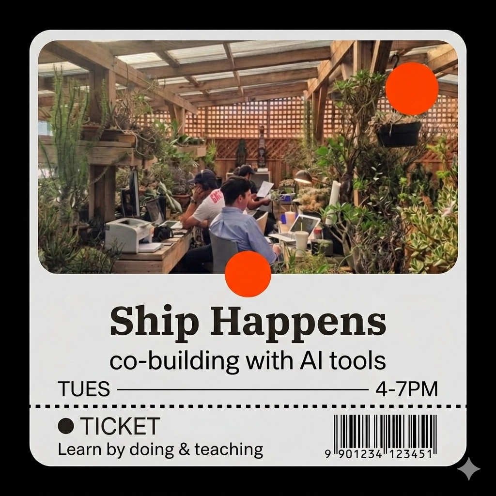 Ship Happens (co-building/working / AI learning session)