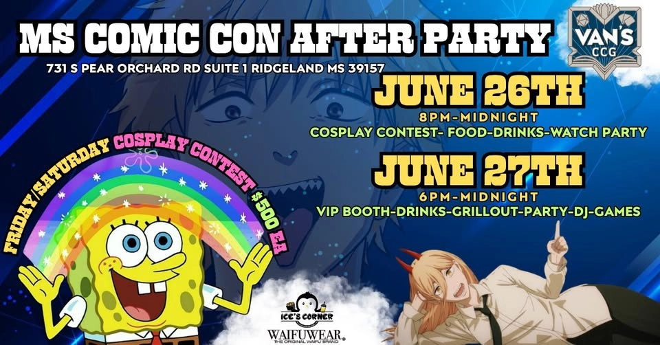 MS Comic Con After Party