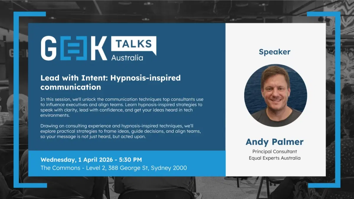 Lead with Intent: Hypnosis inspired communication