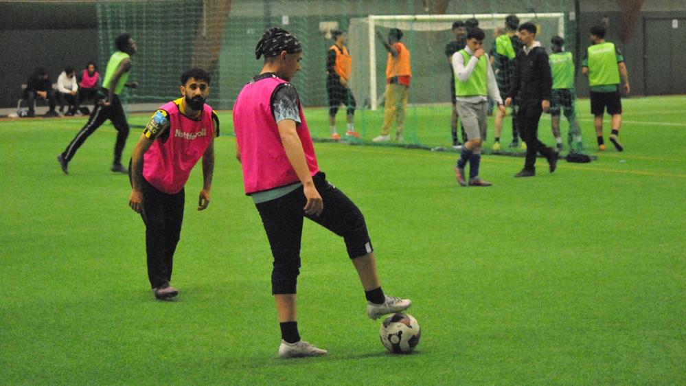 Nattfotboll med MFF och BK Olympic
