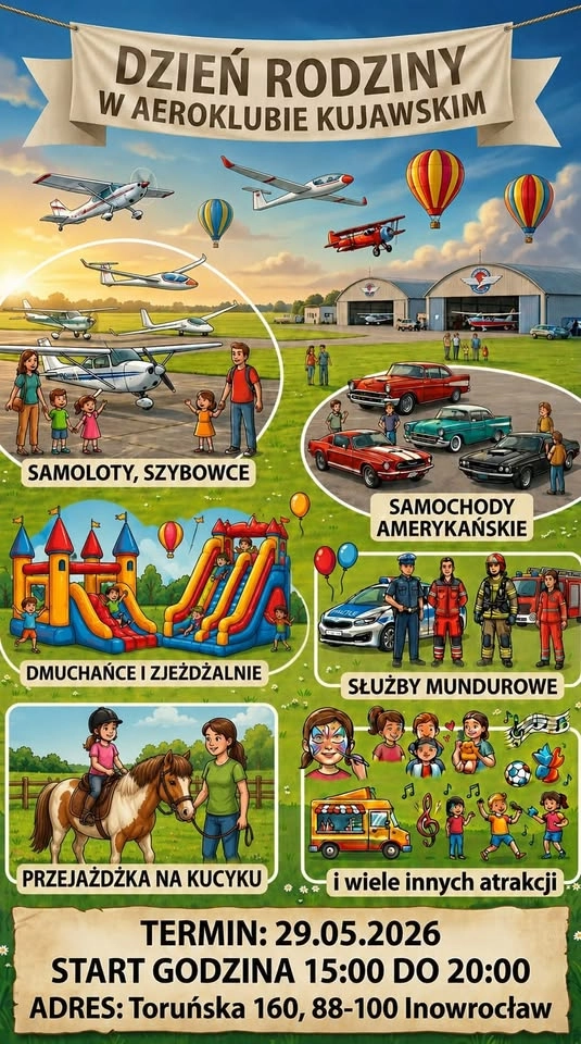 DZIEŃ RODZINY W AEROKLUBIE KUJAWSKIM
