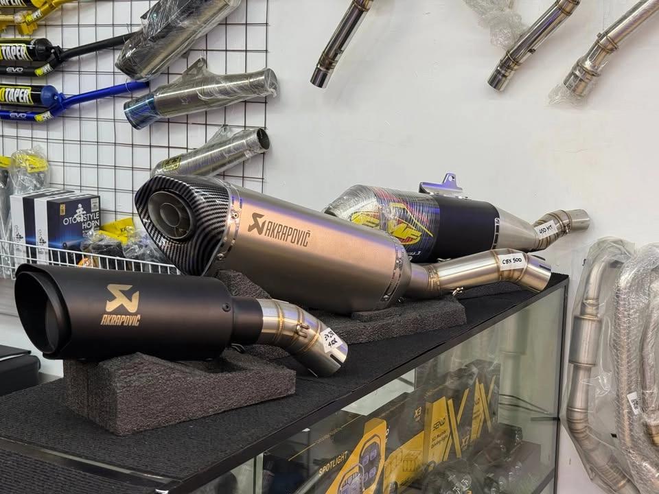 Choose your favorite muffler and visit us at our new location 🔥