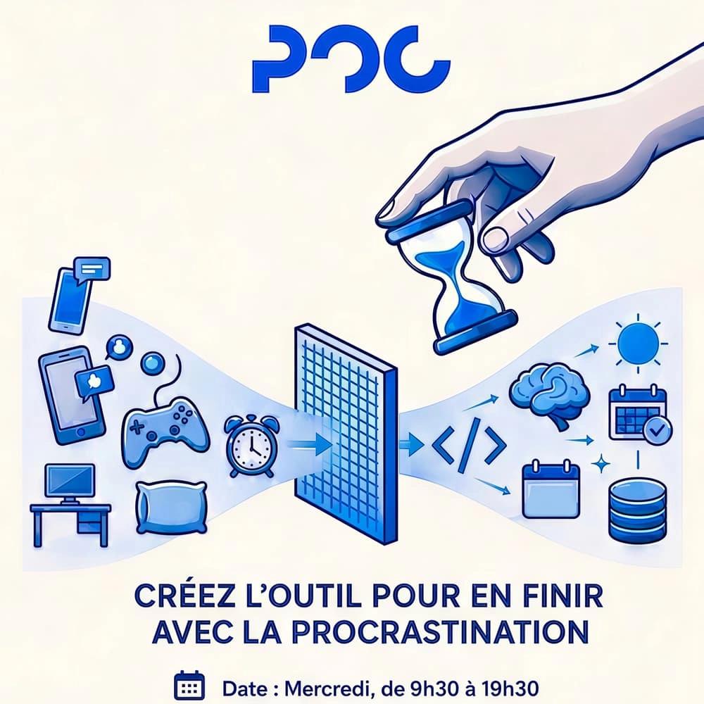 Hackathon PoC: 10h pour en finir avec la procrastination
