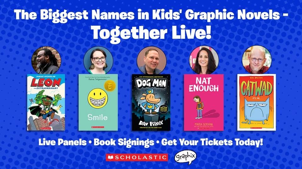 Meet These Authors & Artists at Graphix Presents: Comics, Courage, and Creativity