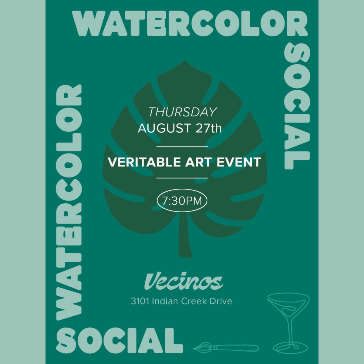 Community Inspired Watercolor Social