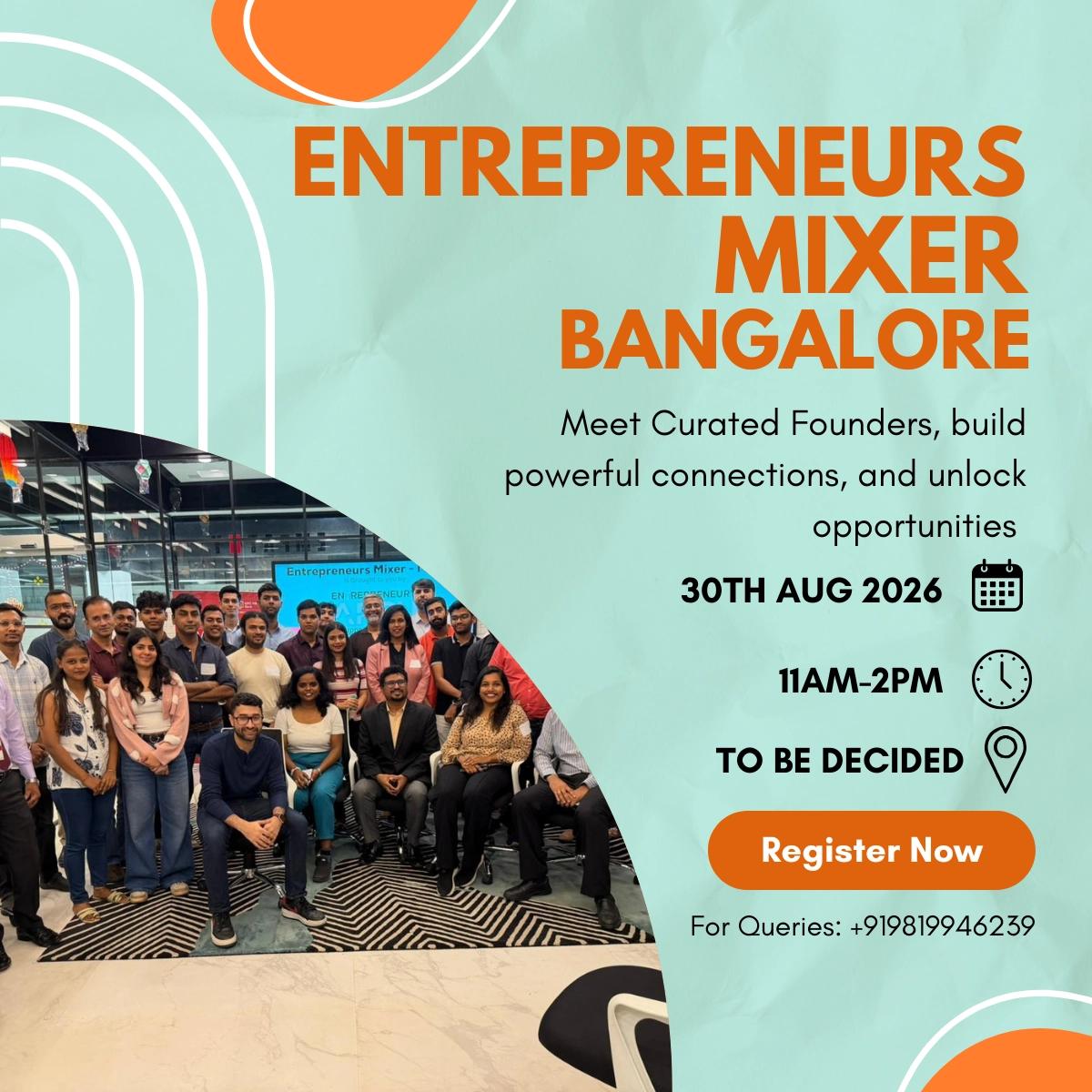 Entrepreneur's Mixer (Bengaluru)