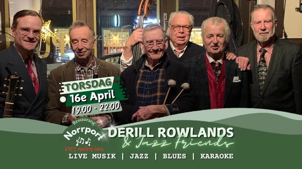 🎷 Derill Rowlands Jazz Friends: Internationell Klass på Norrport!