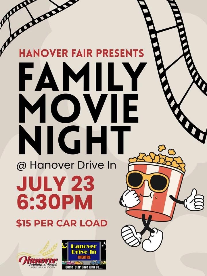 Hanover Fair Presents Family Movie Night @ Hanover Drive In