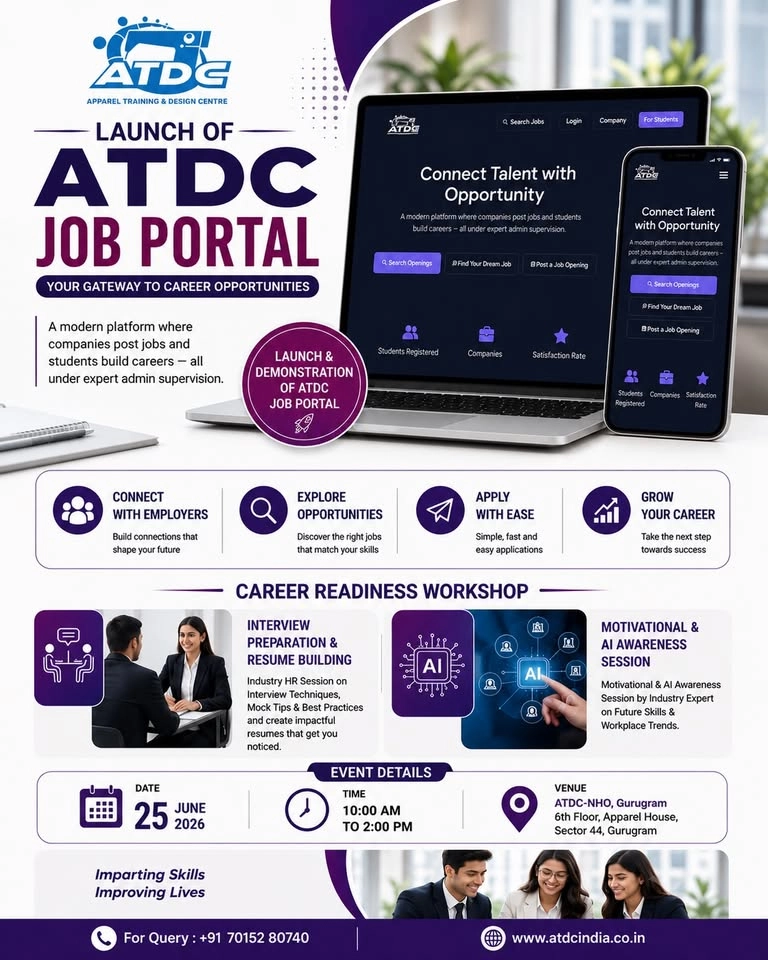 ATDC Job Portal Launch & Career Readiness Workshop