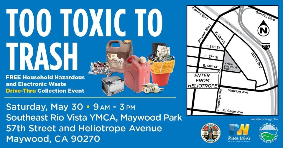 Maywood Household Hazardous Waste & E-Waste Roundup