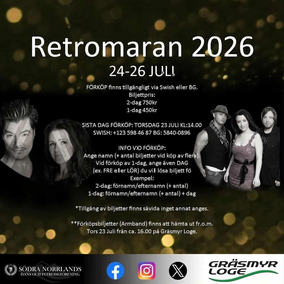 RETROMARAN 2026 med BOOGART & SHAKE
