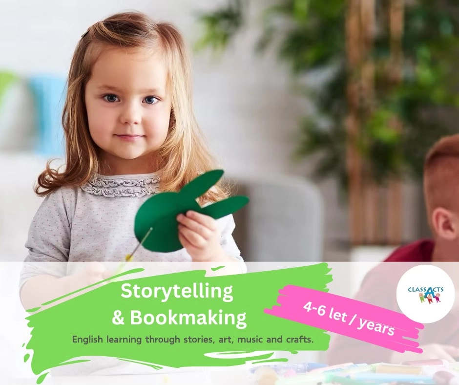 Storytelling & Bookmaking Club for 4-6yo kids