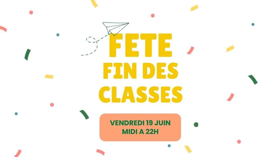 Fête de fin des classes 2026