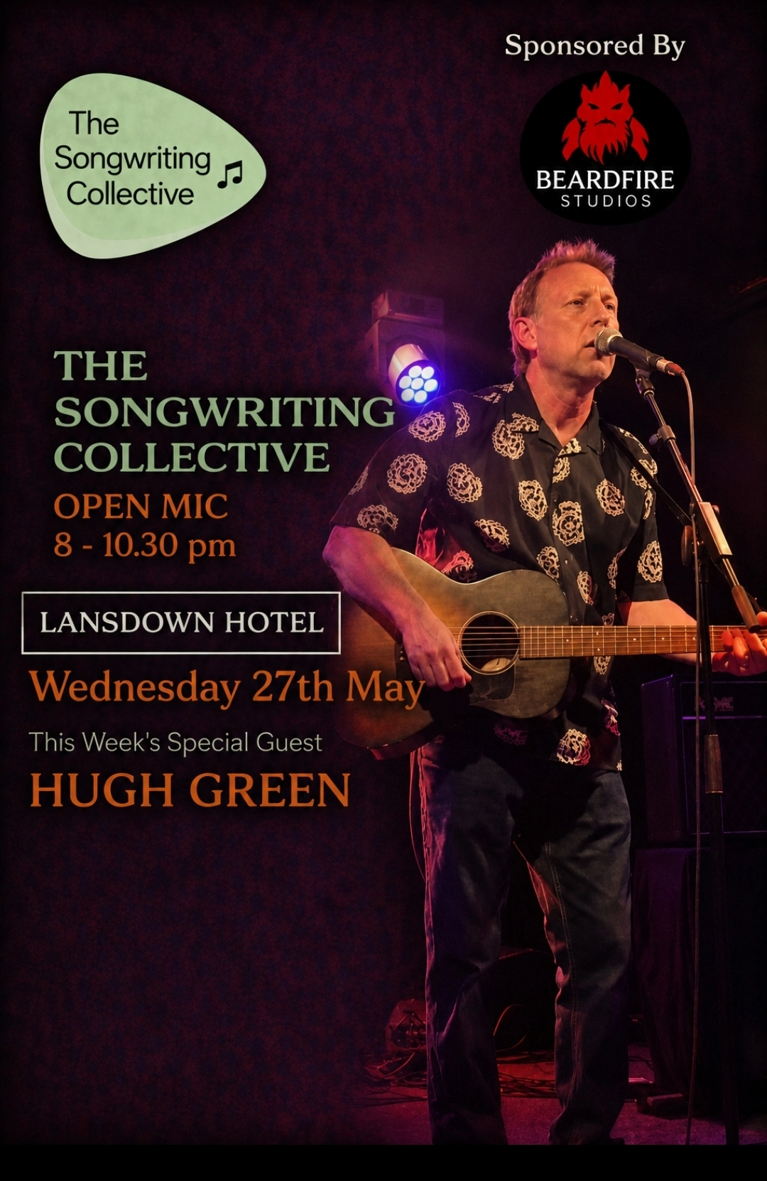 Songwriting Collective - Open Mic - Landsdowne Hotel.
