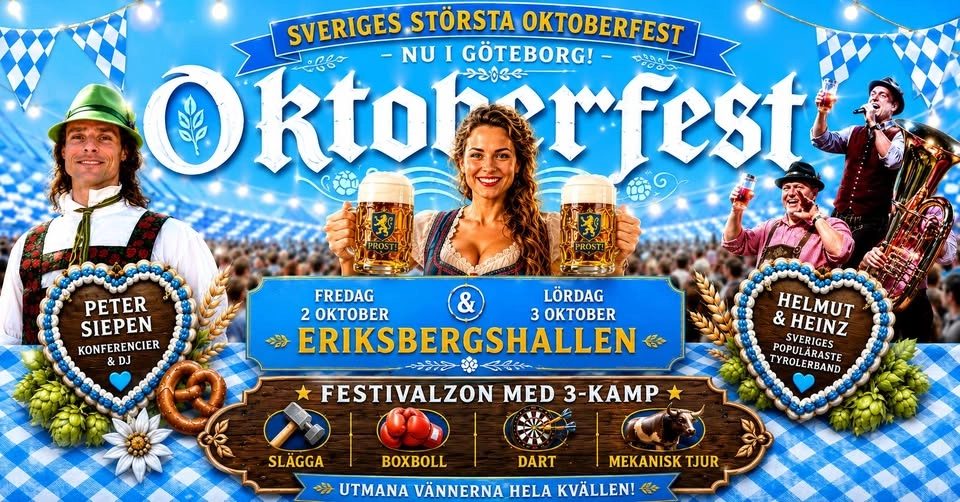 Göteborgs största oktoberfest 2026