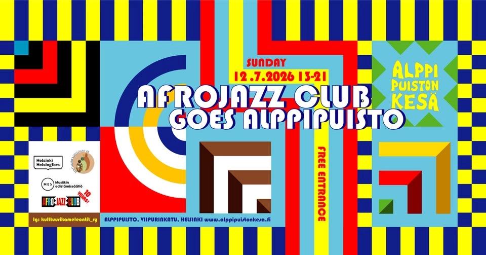 Afrojazz Club goes Alppipuisto 2026