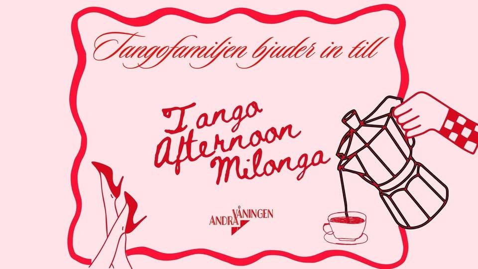 Eftermiddagsmilonga med tangofamiljen på Andra Våningen