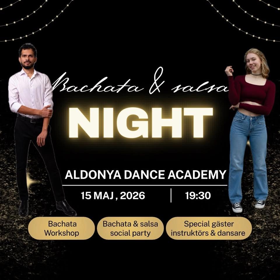 ★Bachata & Salsa Night • Bachata Workshop • Gäst Instruktörs & Dansare från Tyskland & Denmark★